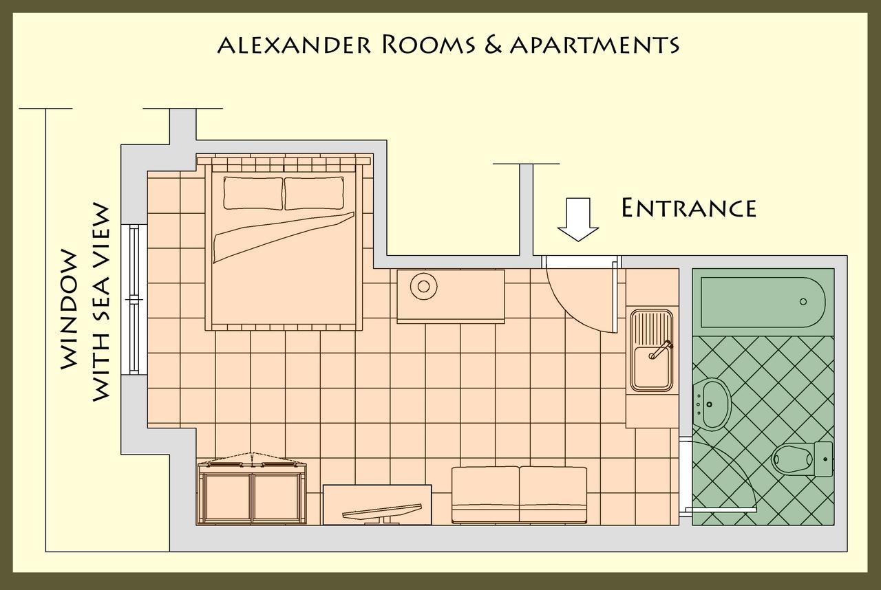 Alexander Rooms & Apartments Igoumenitsa Ruang foto
