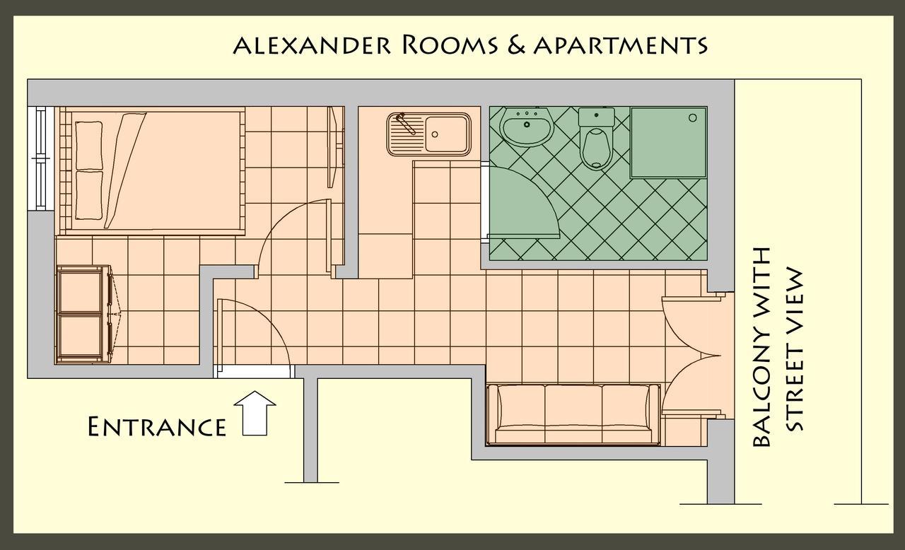 Alexander Rooms & Apartments Igoumenitsa Ruang foto